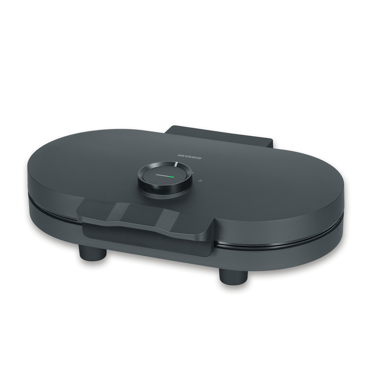SEVERIN Black Line Piastra Waffle Doppia antiaderente