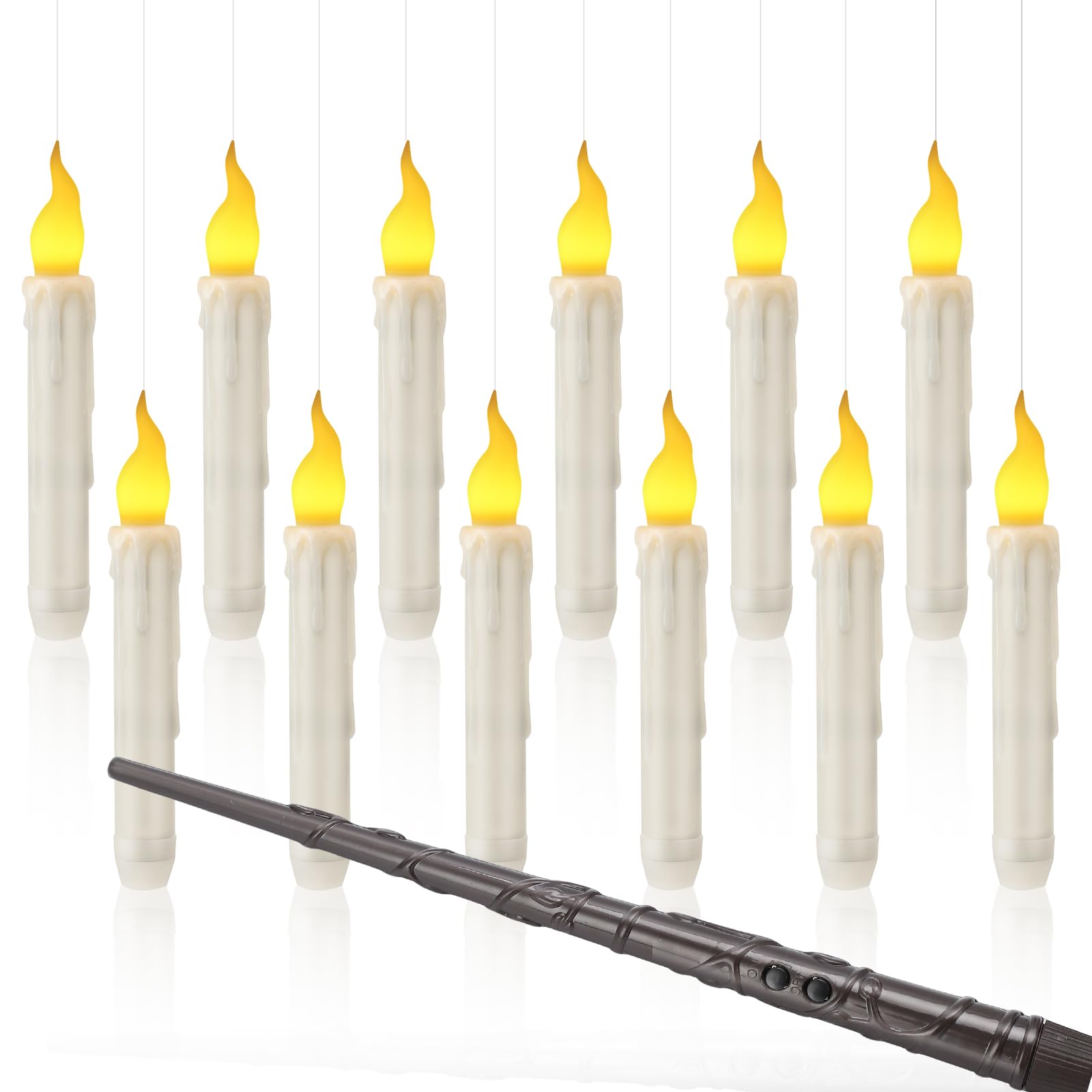 WOWDSGN candele LED galleggianti 12 pezzi telecomando