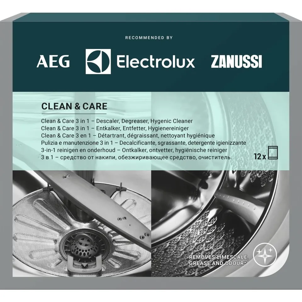 Electrolux Clean Care decalcificante lavatrice 24 bustine anticalcare