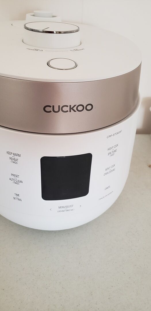 CUCKOO CRP-ST0609F cuociriso elettrico 6 tazze doppia pressione